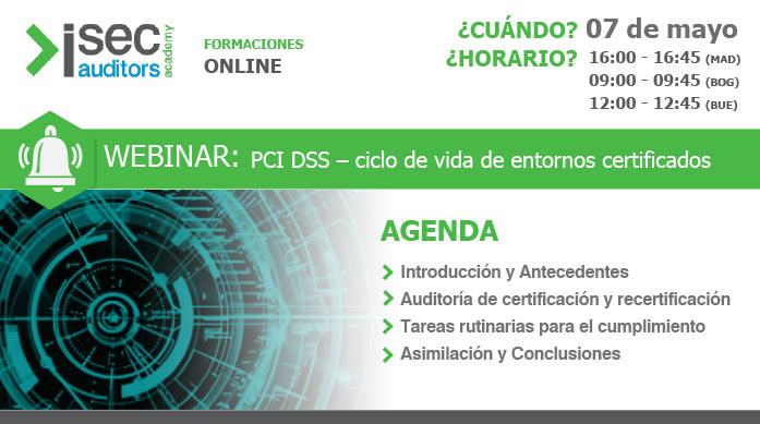 PCI DSS - Ciclo de vida de entornos certificados