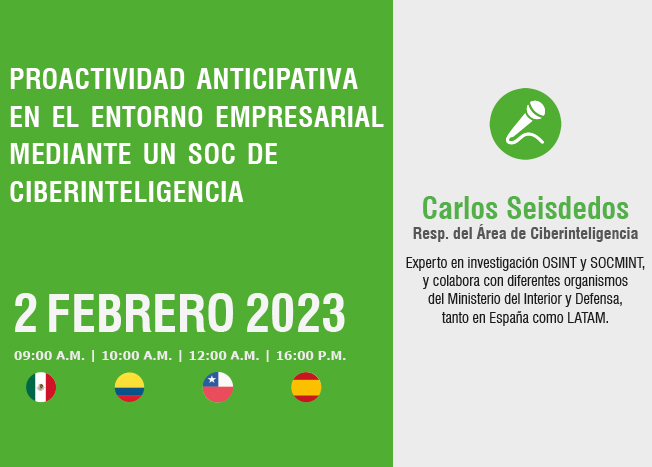 Proactividad anticipativa en el entorno empresarial mediante un SOC de Ciberinteligencia